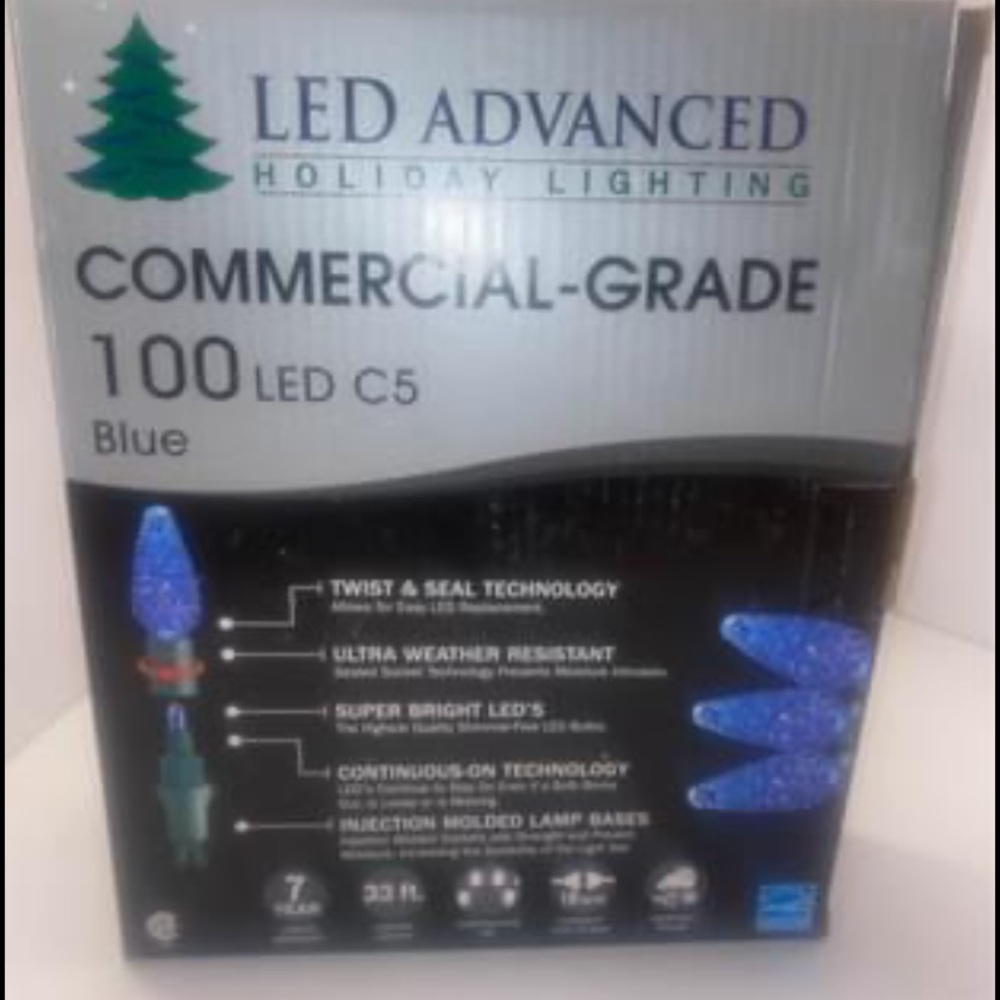 2 boxes Commercial Grade Blue LED Lights